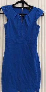 NWOT EXPRESS Cobalt Blue mini dress